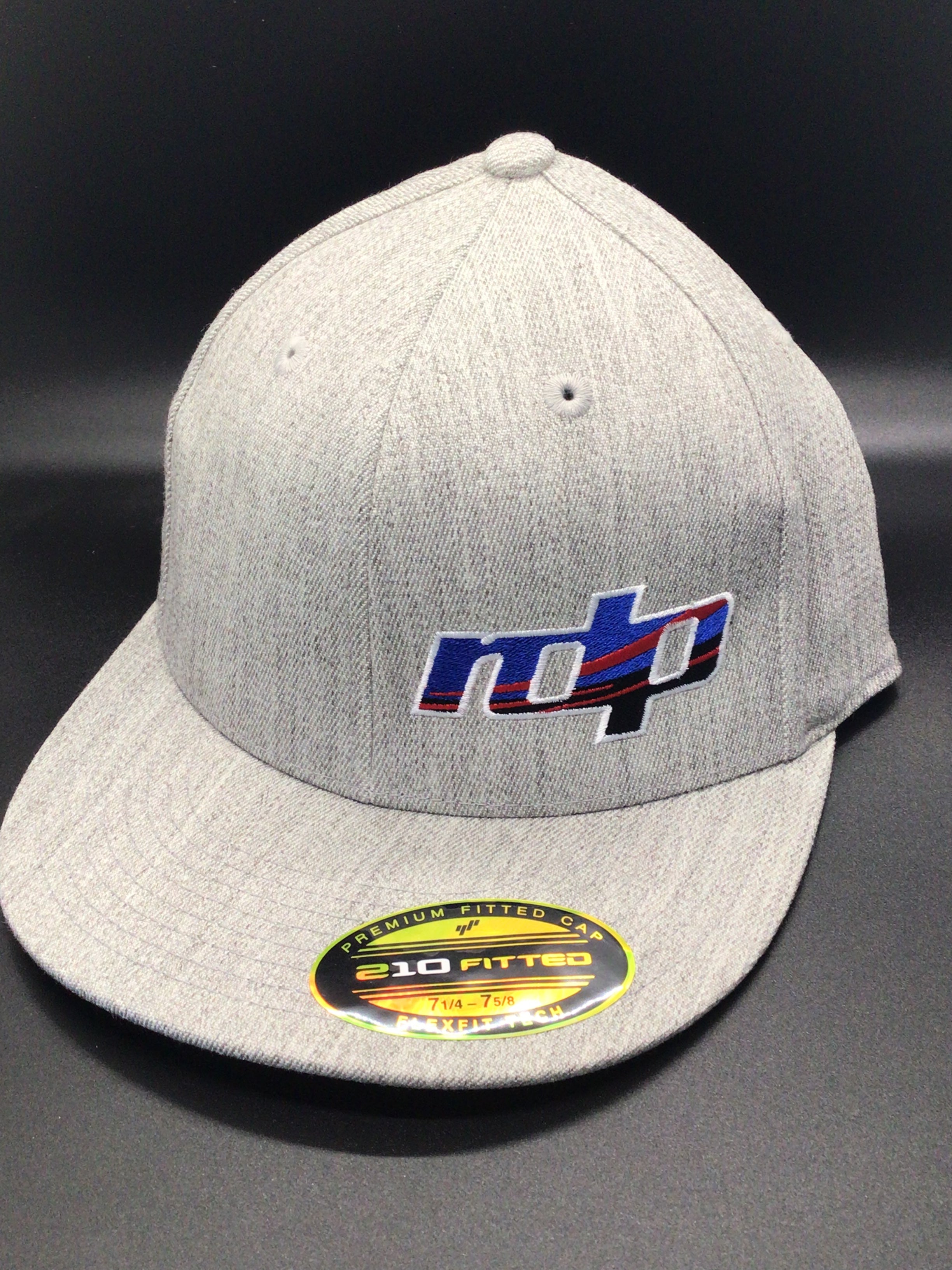 210 Fitted Heather Grey- 7 1/4 - 7 5/8