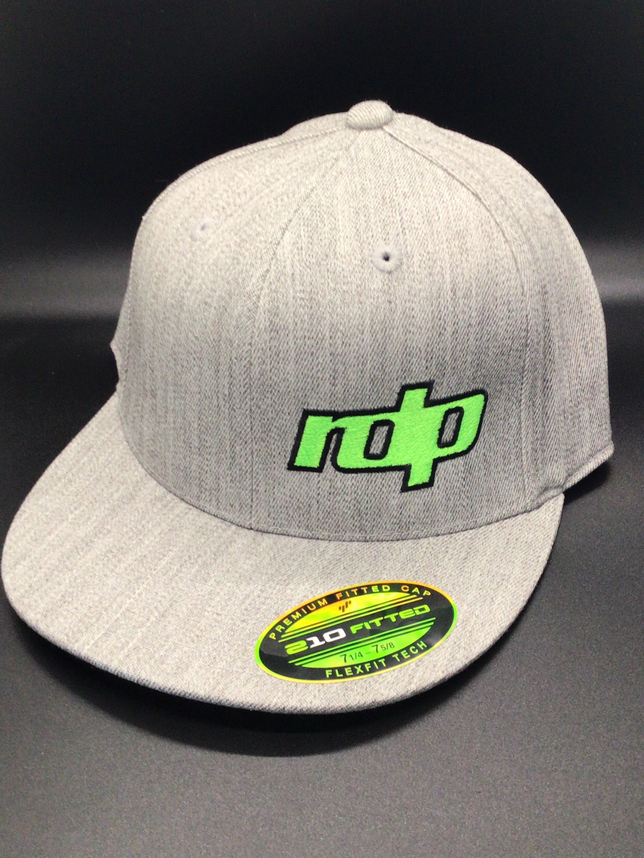 210 Fitted Heather Grey- 7 1/4 - 7 5/8