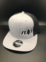 Men's RDP 9FIFTY Flat Bill Snapback Hat Heather with Black Mesh