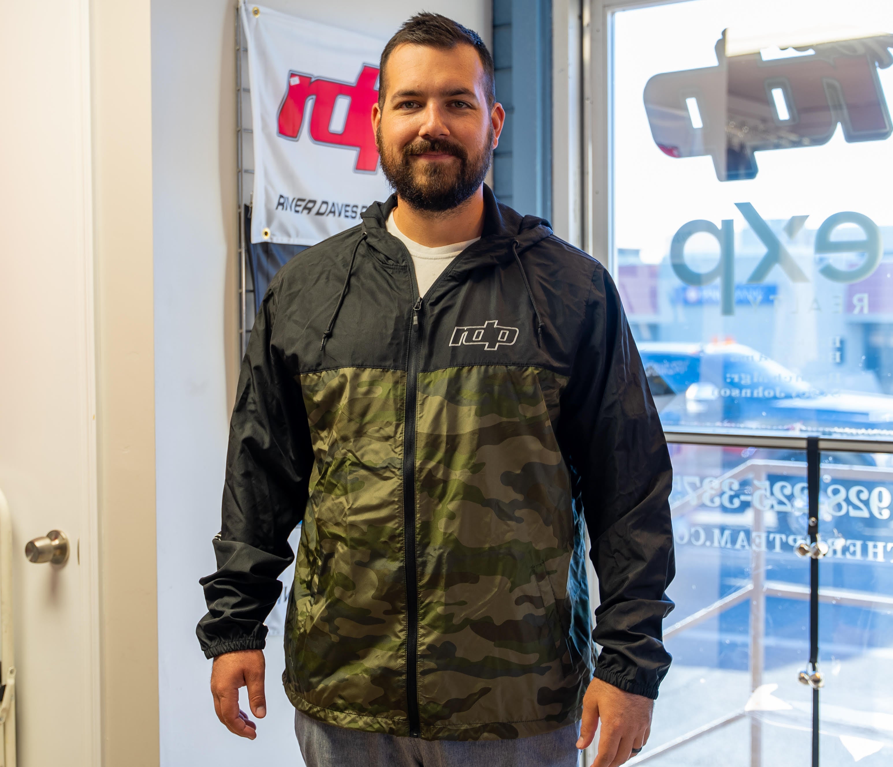 Men's Camo Windbreaker