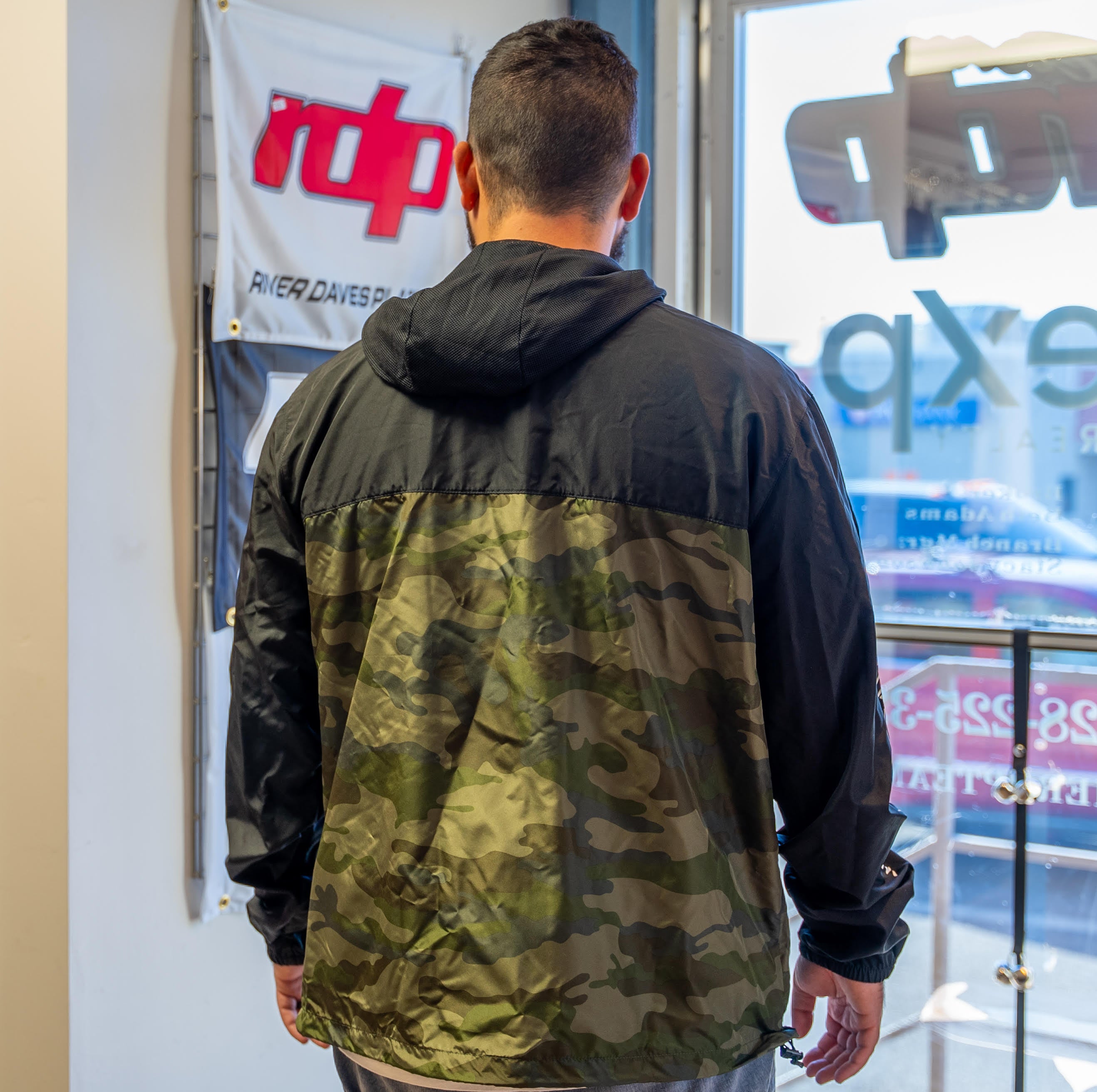 Men's Camo Windbreaker