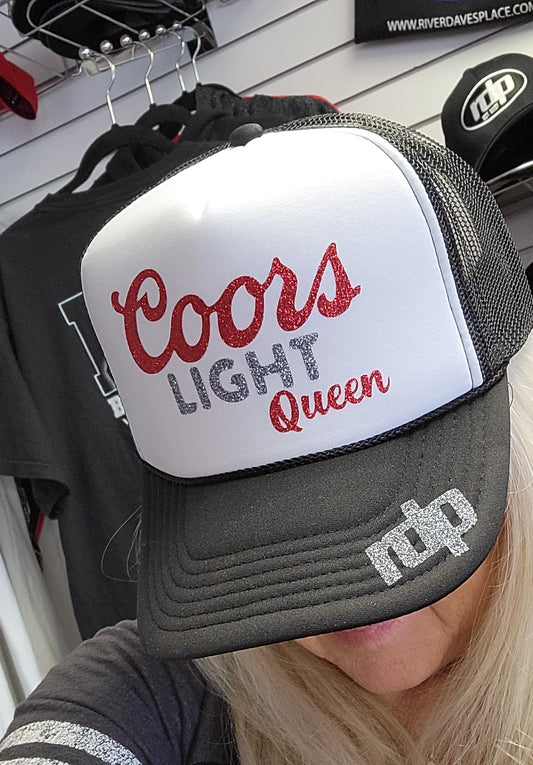 Women's 'Coors light Queen'  Shimmer Snapback Hats