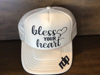 Womens "Bless Your Heart" Snapback Shimmer Hat