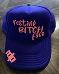 Women's "Resting Bitch Face" Snapback Shimmering Hat