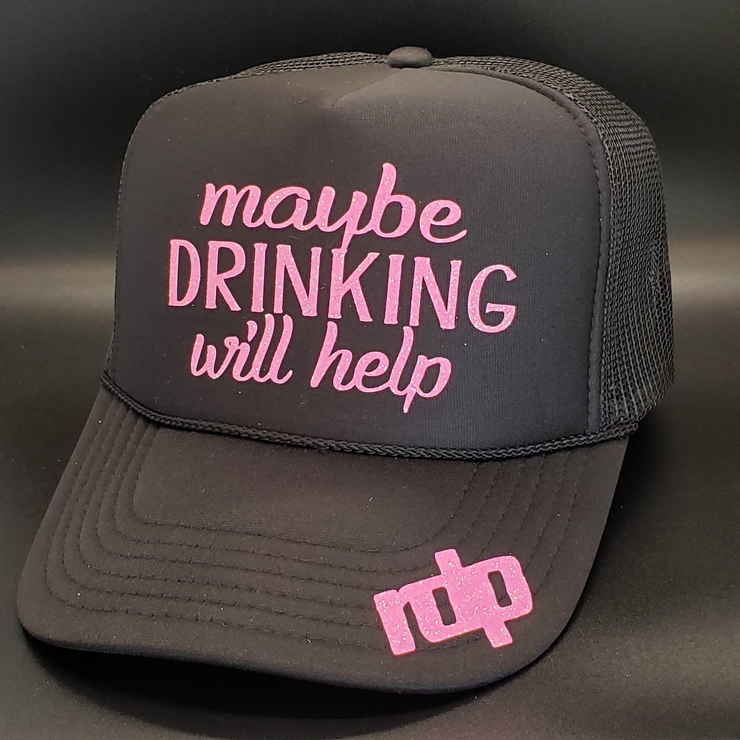 Women's  'Maybe Drinking Will Help' Snapback Hat